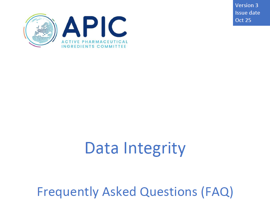 图片[1]-资源分享-APIC 数据完整性问答 第三版 中英文对照（Data Integrity — Frequently Asked Questions (FAQ)）-药研库