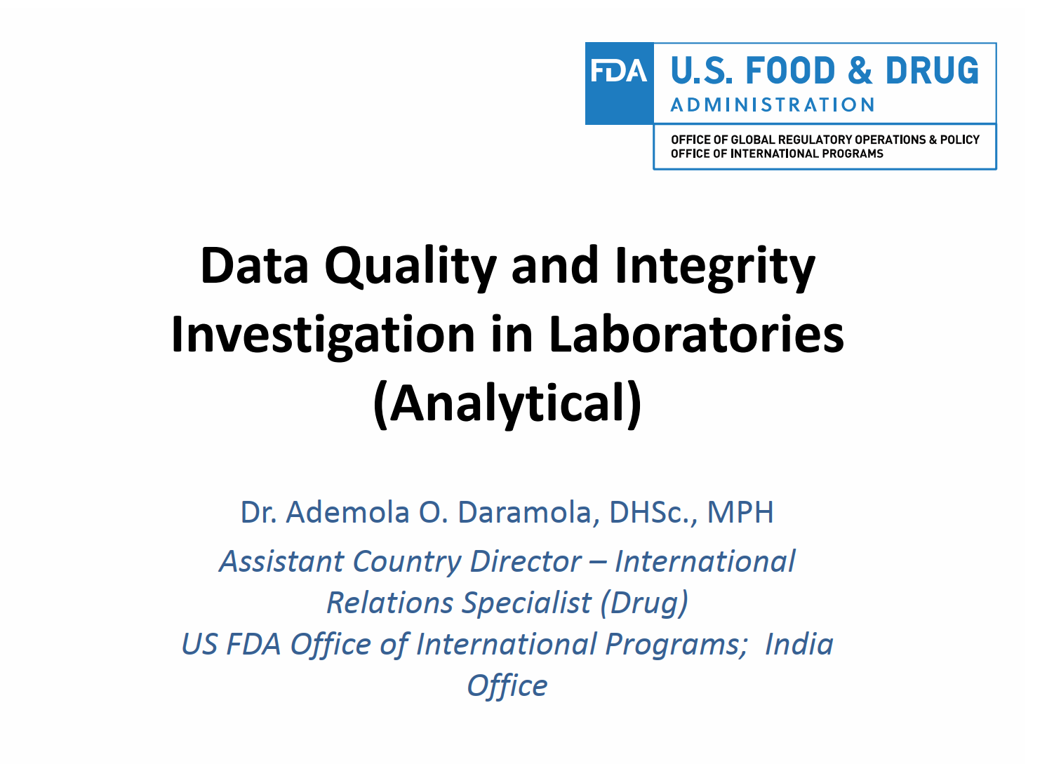 图片[1]-解读 FDA 实验室数据完整性 (DI) 审查指南：不仅仅是 ALCOA-Data Quality and Integrity Investigation in Laboratories (Analytical)-附资料下载-药研库
